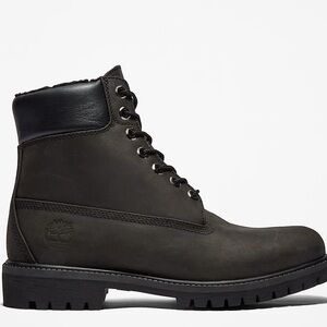 Timberland Black Nubuck Work Boots